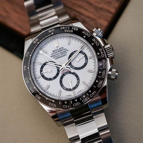 rolex daytona stainless steel wristwatch|rolex daytona 126500 price.